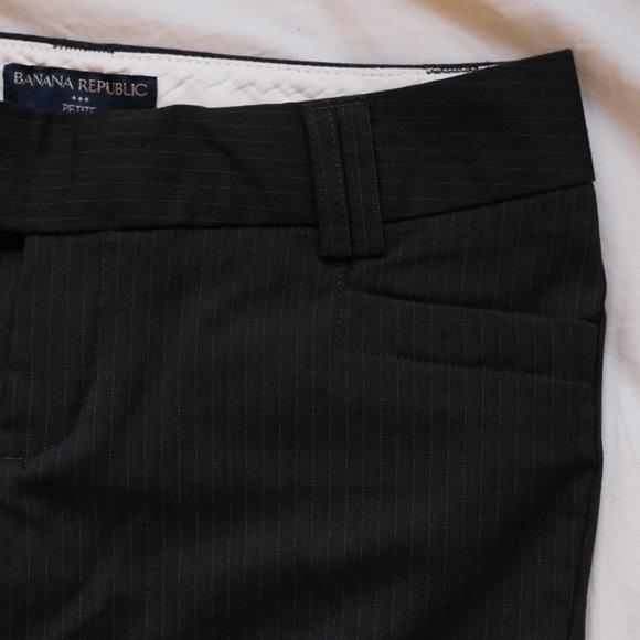 Banana Republic Low rise Pinstriped trouser(US 0P) - Picture 4 of 14